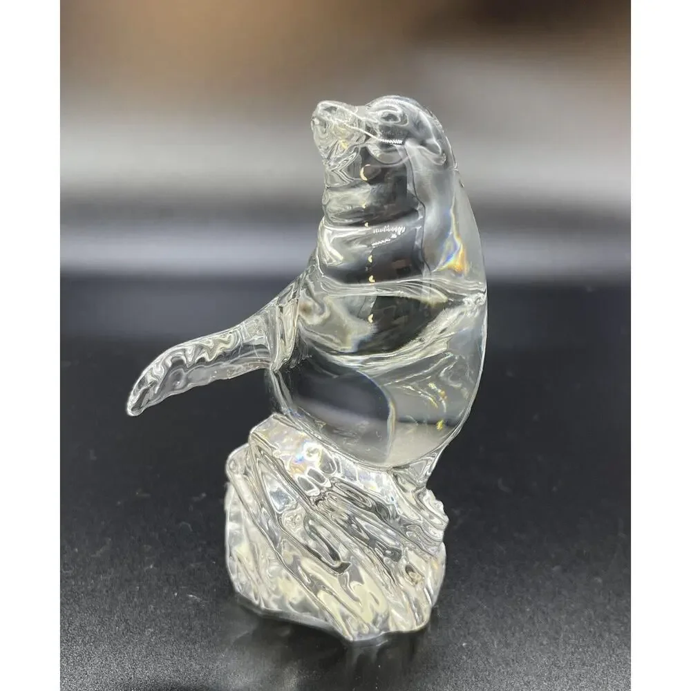 Princess House Wonders Of The Wild 24% Lead Crystal Seal Au Plomb Germany